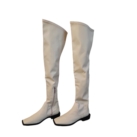 Schutz Guily Up Leather Boots size 7 - Picture 2 of 8